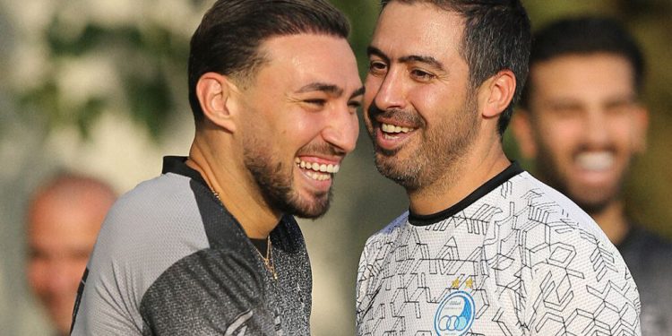 عکس| رضایت منیر الحدادی از حضور در استقلال