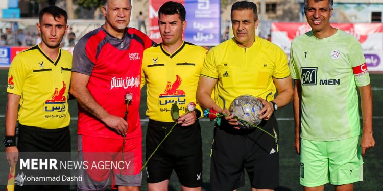 مسابقه خیرخواهانه فوتبال در اردبیل