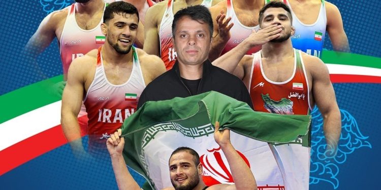 اعلام رسمی قهرمانی تیم کشتی فرنگی زیر 23 سال ایران عکس