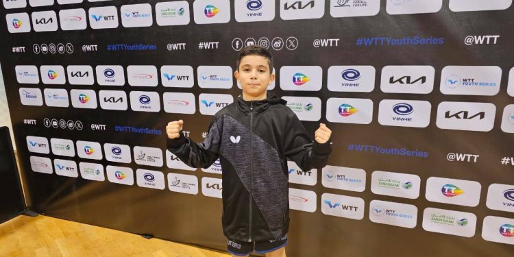 پینگ پنگ باز نونهال ایران در کانتندر تونس مدال برنز گرفت