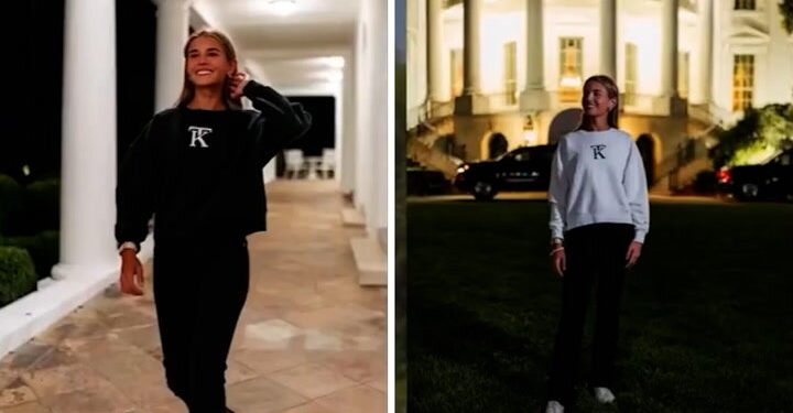 نوه ترامپ در کاخ سفید جنجال آفرید