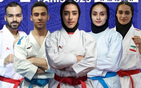رقبای جهانی کاراته کاهای ایران مشخص شدند