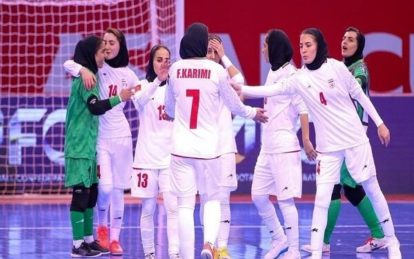 پیروزی تیم ملی فوتسال زنان ایران در نیمه نخست برابر ایتالیا