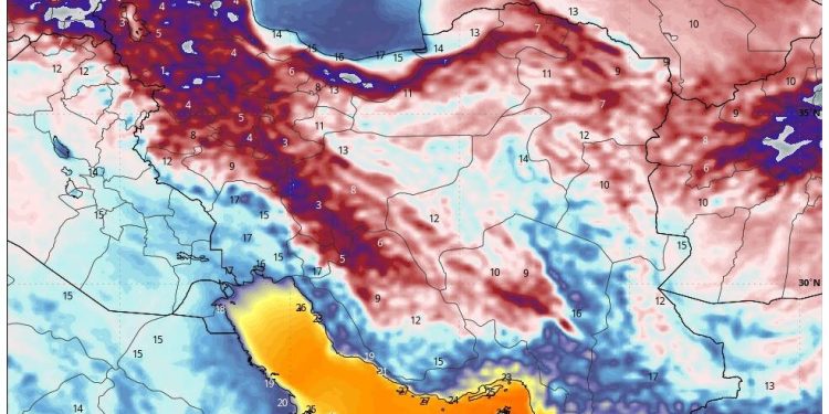 تداوم سرمای شبانه در ۵ مرکز استان