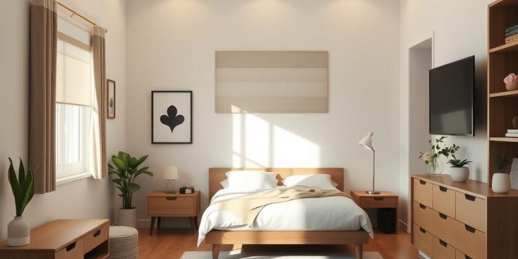 چیدمان سرویس خواب در اتاق کوچک چگونه باید باشد؟