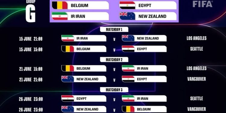 اعلام زمان و مکان بازی‌های تیم ملی ایران در جام جهانی 2026؛ هر 3 مسابقه در آمریکا