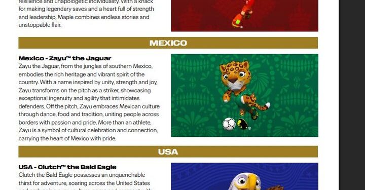 انتشار جزئیات «گوزن، جگوار و عقاب سفید» برای جام جهانی ۲۰۲۶ + عکس