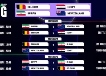 زمان و مکان بازی‌های تیم ملی فوتبال ایران در جام جهانی مشخص شد