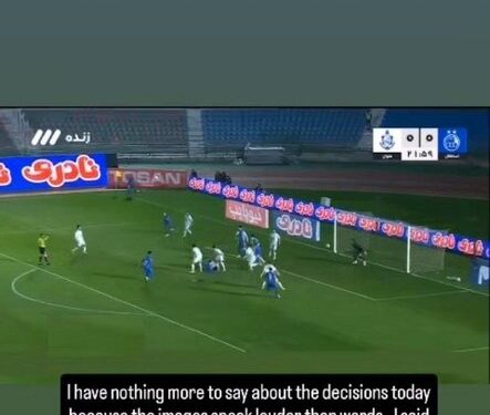 ساپینتو در واکنش به اعتراض داوری: قضاوت با مردم + عکس