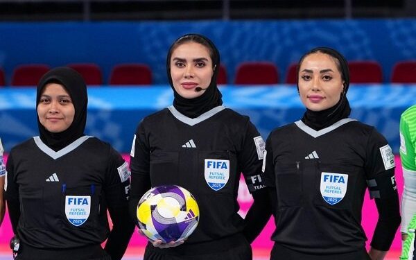 سوت ۲ داور زن ایران در حساسترین بازی فوتسال در آسیا