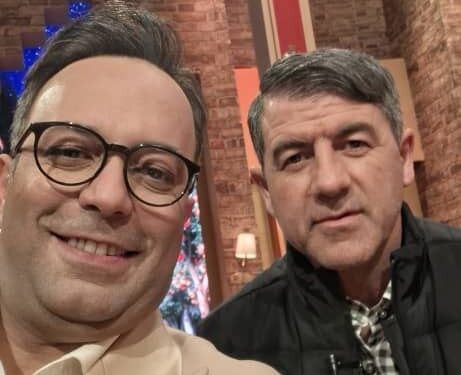 عکس| کریم باقری بعد از ۲۰ سال به تلویزیون رفت