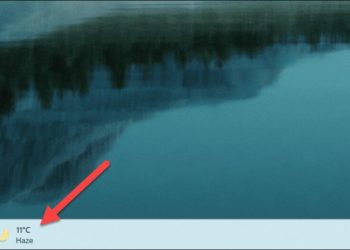 چگونه آیکون آب و هوا را نوار پایین ویندوز 11 حذف کنیم؟