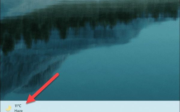 چگونه آیکون آب و هوا را نوار پایین ویندوز 11 حذف کنیم؟