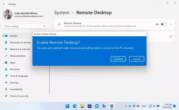 آموزش تصویری کار با ریموت دسکتاپ در ویندوز 11
