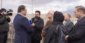 آبشوران کرمانشاه در مسیر ایمنسازی و تکمیل؛ بازدید نماینده مجلس و مدیرعامل آب منطقهای