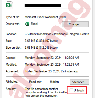 آموزش رفع مشکل The file couldn’t open in Protected View در ورد، اکسل، پاورپوینت و اکسس
