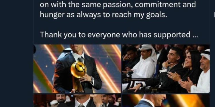 عکس| ایلان ماسک جام را به رونالدو داد!