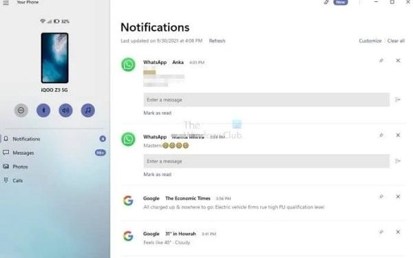 آپدیت بودن ویندوز و کار نکردن Your Phone به چه علت است؟