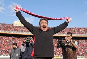 عکس | مرد محبوب تراکتوری‌ها تماشاگر بازی رئال مادرید شد